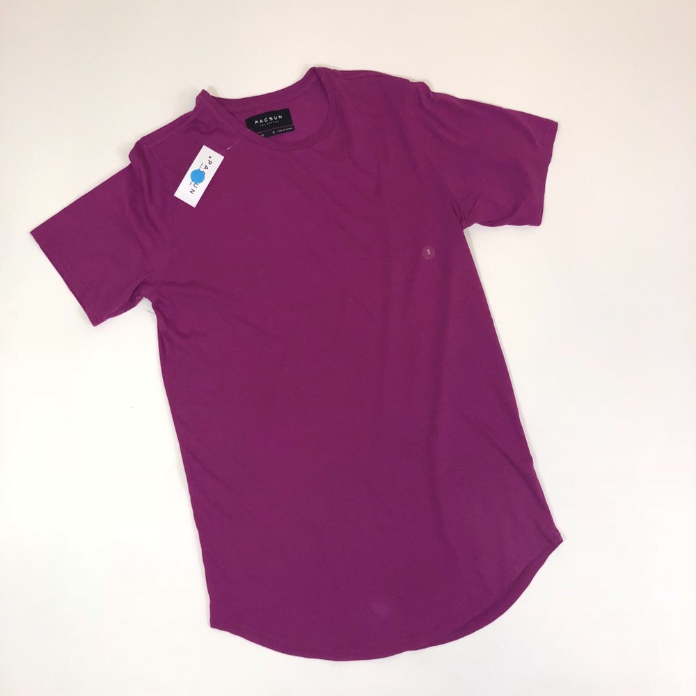 Violet scallop fit shirt